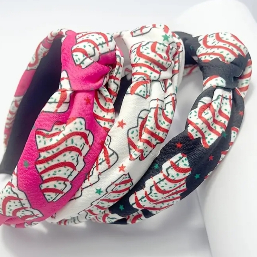 Christmas Tree Snack Cake Headband